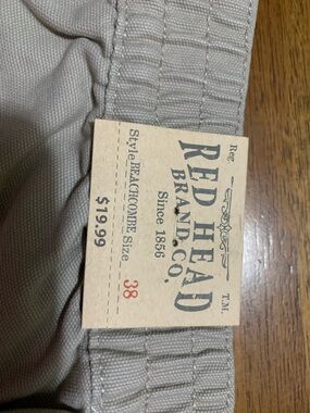 Men's Khaki Pants Red Head Brand  - Beige